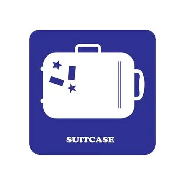 Suitcase icon Stock Illustration