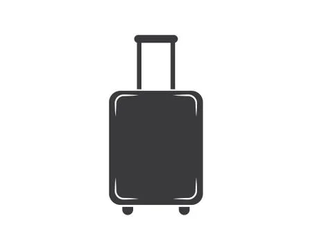 Suitcase icon logo vector illustration Stock Illustration