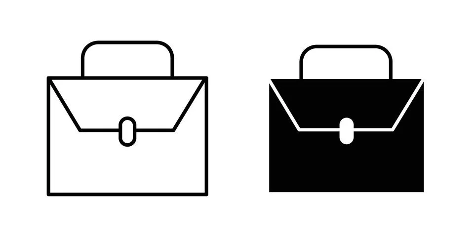 Suitcase icon vector design illustrations Stock Illustration
