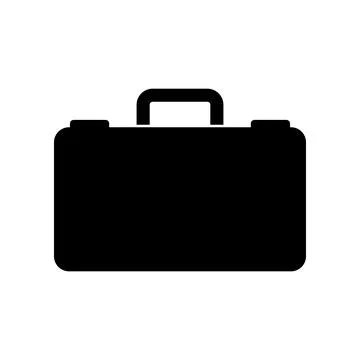 Suitcase icon vector template illustration design Stock Illustration