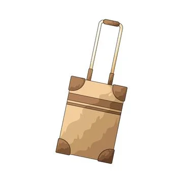 Suitcase illustration Ilustração Stock