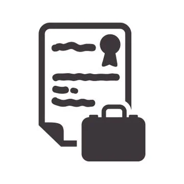 Suitcase insurance document design Ilustração Stock