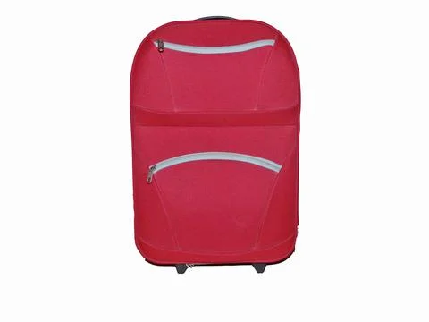 Suitcase isolated on white background Fotos Stock