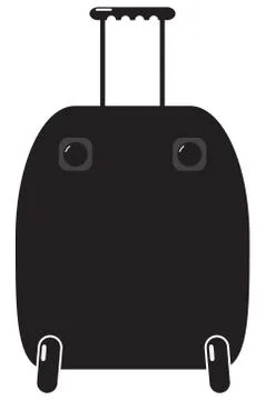 Suitcase Silhouette Stock Illustration