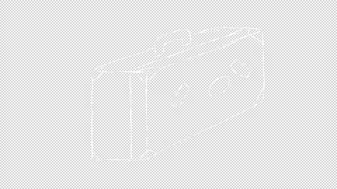 The suitcase for the trip Stock Footage 144456075