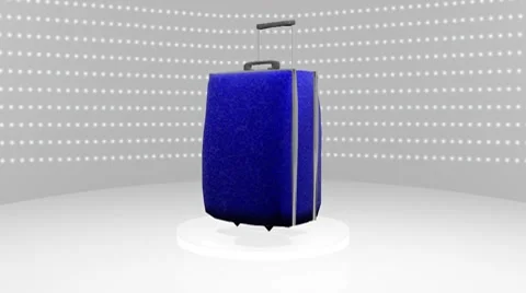Suitcase under control Video stock 7746659