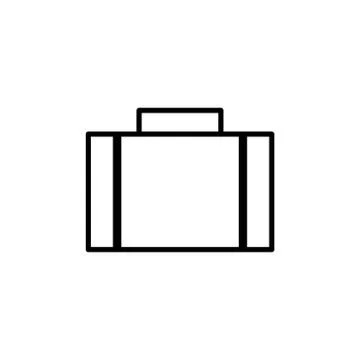 Suitcase vector graphic design illustration template Stock Illustration