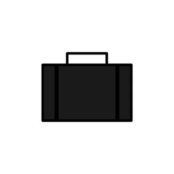 Suitcase vector graphic design illustration Stock-Illustration