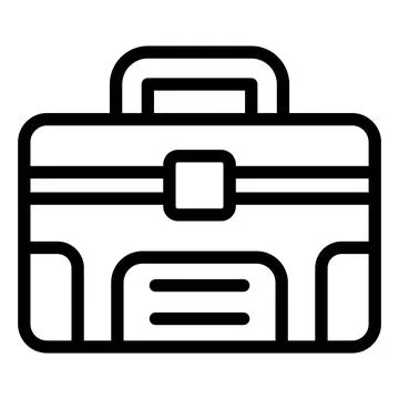 Suitcase Vector Icon Design Illustration Illustrazione stock