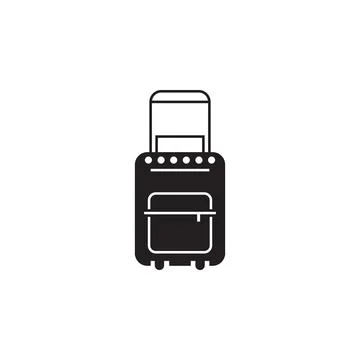 Suitcase on wheels icon. Elements of beach holidays icon. Premium quality Stock Illustration