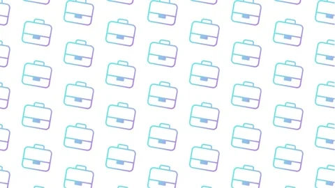 Suitcase White Animated Loop Background 4K Stock Footage 217324291