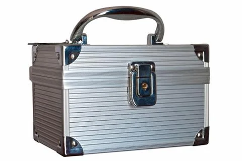Suitcase on white. Stock Photos