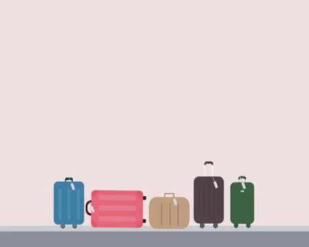 Suitcases ad Stock Illustration