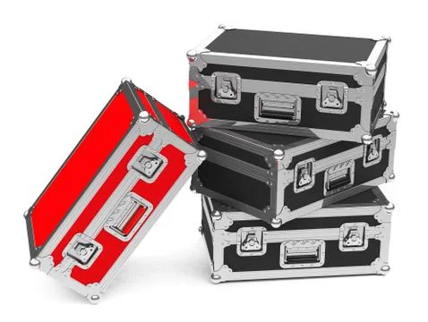 The suitcases Stock Illustration