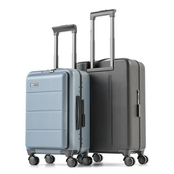 Suitcases isolated on white background. Illustration