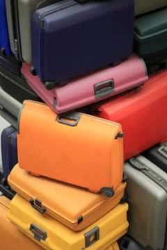 Suitcases Tower Stock Photos