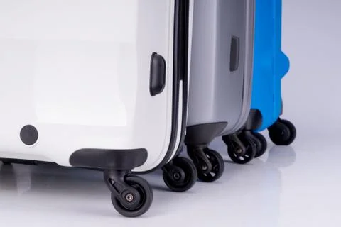 Suitcases on wheels Stock-Fotos