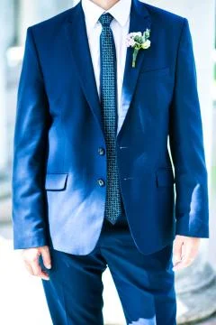 Suited man posing Stock Photos