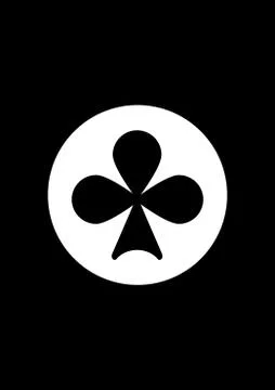 Suits of a deck of playing cards on the table. Illustrazione stock