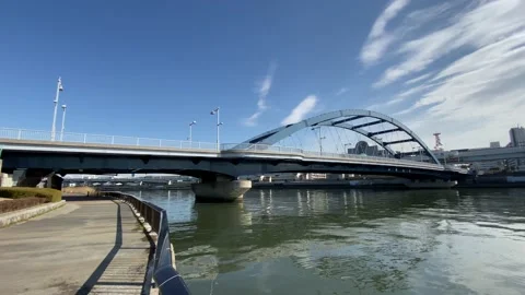 Suizin ohashi Stock Footage 148065053