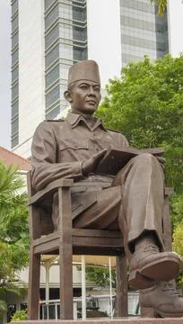 Sukarno Statue Stock Photos
