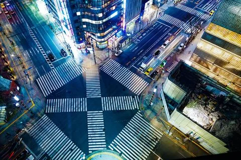  Sukiyabashi intersection of image Sukiyabashi intersection of image. Shoo... Stock Photos