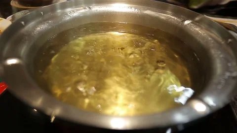 Sukiyaki In pot Stock Footage 76517827