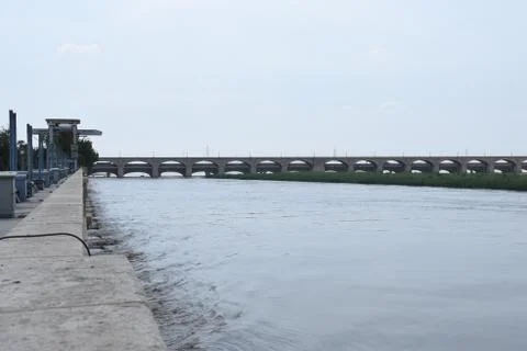 Sukkur Barrage Stock Photos