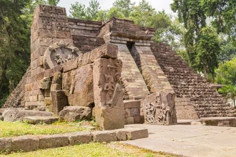 The Sukuh temple Fotos de archivo