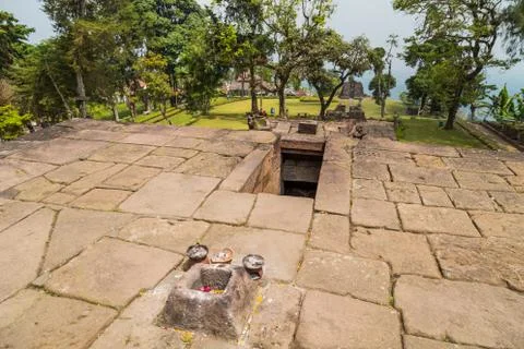 The Sukuh temple Fotos de archivo
