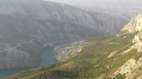 Sulak Canyon Stock Footage 286054654