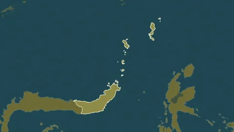Sulawesi Utara, Indonesia, extruded. Pattern Stock Footage 241199424