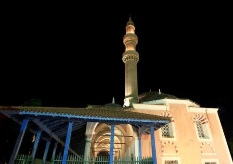 Suleimans mosque minaret Stock Photos