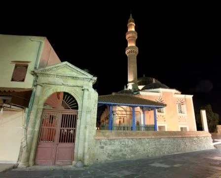 Suleimans mosque minaret Stock Photos