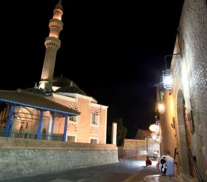 Suleimans mosque minaret Stock Photos