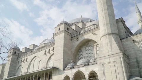 Suleyman mosque turkey in slowmotion 스톡 동영상 83703317