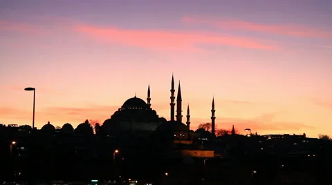Suleymaniye Mosque Stock Footage