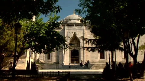 Suleymaniye mosque Stock Footage 48237088