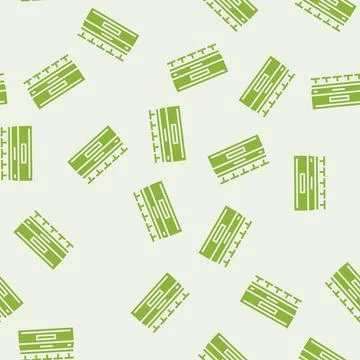 Sulfide ore processing copper glyph seamless pattern Illustrazione stock