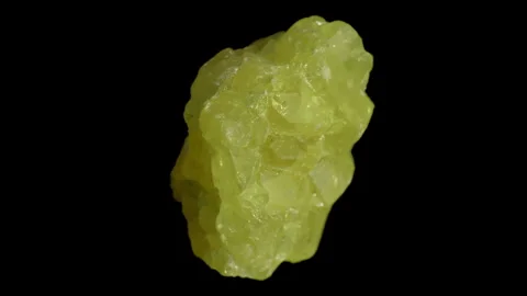 Sulfur Crystal Stock Footage 340922896
