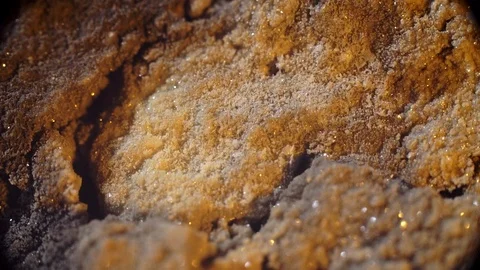Sulfur Crystal.14 Stock Footage 121895806