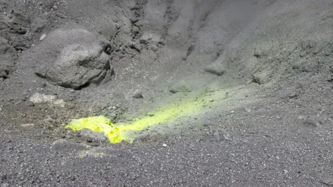 Sulfur fumarole 库存影片 99191244