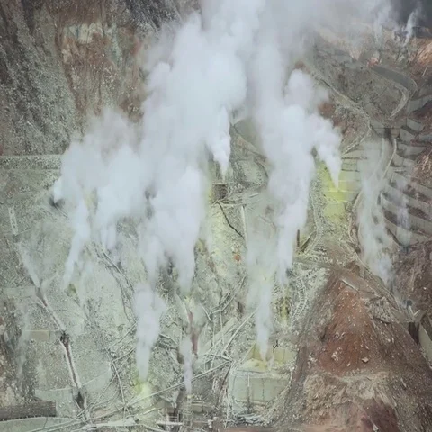 Sulfur Mines 動画素材 69523212