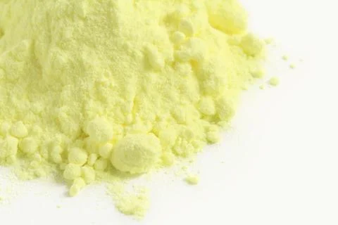 Sulfur powder Stock Photos
