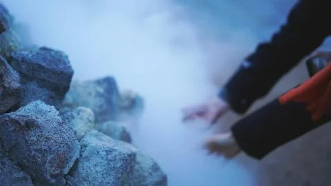 Sulfur-spring 2 Stock Photos