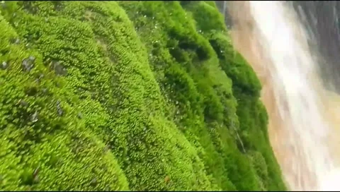 The Sulfur Waterfall Stock Footage 219804519