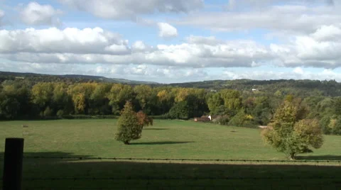 Sulham Woods View from 001 Video stock 32175689