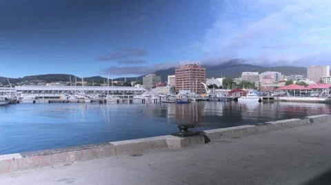 Sullivans Cove time lapse Vídeos de archivo 10855304
