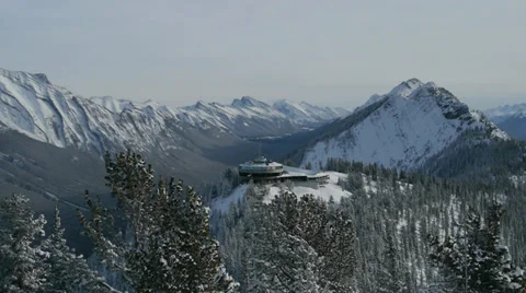 Sulphur Mountain View Stock Footage 32282624