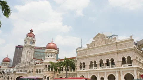 Sultan Abdul Samad Building exterior Video stock 231700716